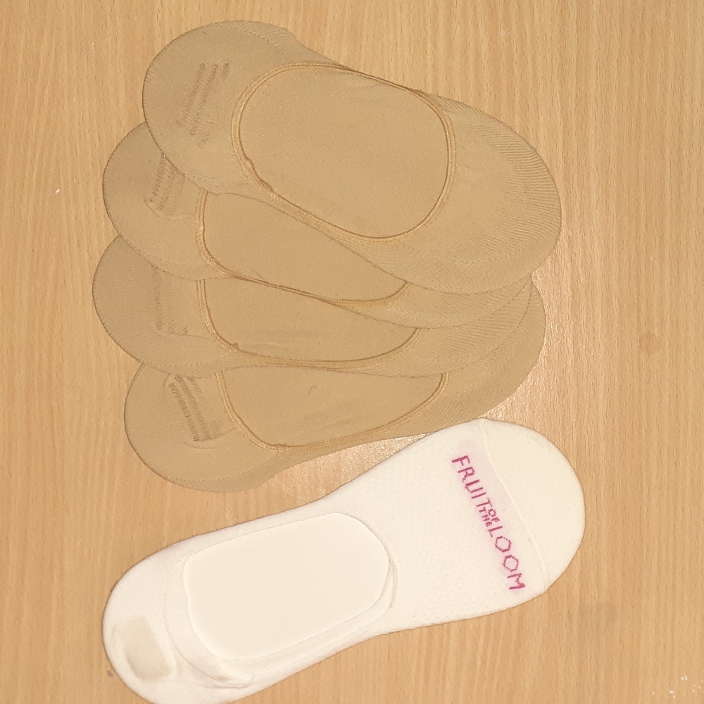 Low cut no show women's socks (5 pairs)